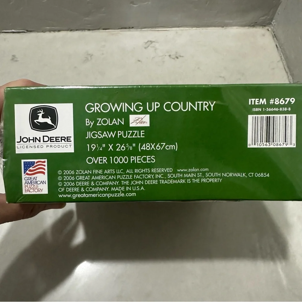 John Deere Growing Up Country 1000 Piece Jigsaw Puzzle 19 x 26 New Sealed - Picture 5 of 10